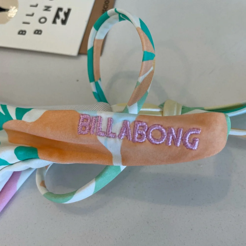 BILLABONG Sweet Aloha Bikini set NWT women’s swimsuit set size medium 🔥🌺 - Picture 12 of 12